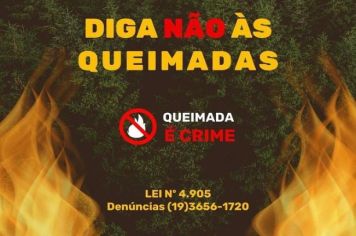 PREFEITURA ALERTA SOBRE A CHEGADA DO PERÍODO DE SECA E PREVINE CONTRA QUEIMADAS