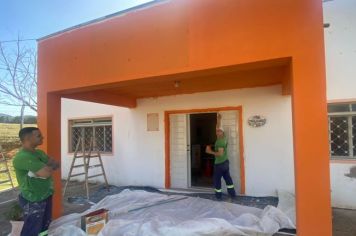 REFORMA A TODO VAPOR NA ESCOLA MUNICIPAL DE MOCOCA