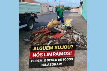ALGUÉM SUJOU? NÓS LIMPAMOS!