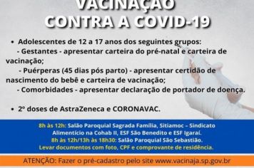  VACINAÇÃO COVID-19 EM MOCOCA >>