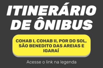 ITINERÁRIO DE ÔNIBUS