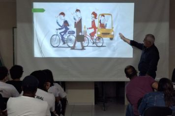 Secretário Municipal de Segurança Pública, Trânsito e Mobilidade Urbana de Mococa palestra em escolas sobre segurança no trânsito