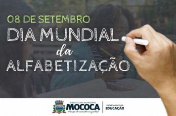 Dia 08 de setembro dia Mundial da Alfabetização
