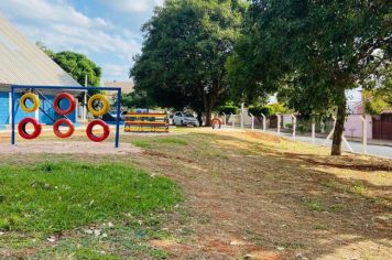 PREFEITURA INSTALA ESPAÇO PARA RECREAÇÃO INFANTIL NO MARINÃO 