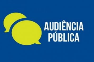CONVITE AUDIÊNCIA PÚBLICA