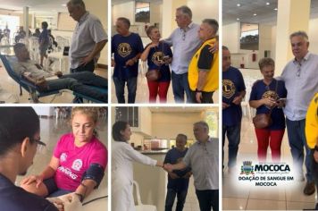 PREFEITURA COLABORA COM  A PRIMEIRA CAMPANHA DE DOAÇÃO DE SANGUE EM PARCERIA COM LIONS CLUB E UNICAMP