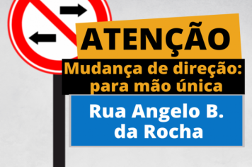 Atenção, mudança de direção em ruas de Mococa
