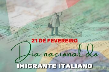 DIA NACIONAL DO IMIGRANTE ITALIANO – ENTENDA A HISTÓRIA NA BIBLIOTECA MUNICIPAL