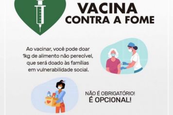  PREFEITURA DE MOCOCA ADERE A CAMPANHA ‘VACINA CONTRA A FOME’.
