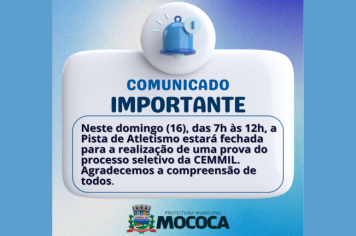 COMUNICADO IMPORTANTE