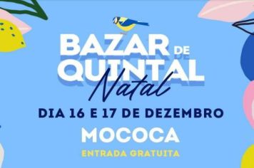 O 24º Bazar de Quintal, edição especial de Natal 