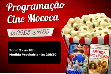 CONFIRA A PROGRAMAÇÃO DO CINE MOCOCA PARA ESSA SEMANA 