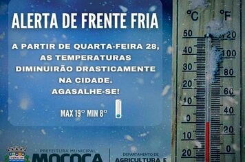 ALERTA DE FRENTE FRIA