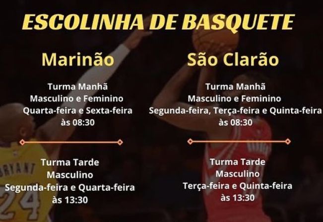 DEPARTAMENTO DE ESPORTE OFERECE AULAS DE BASQUETE