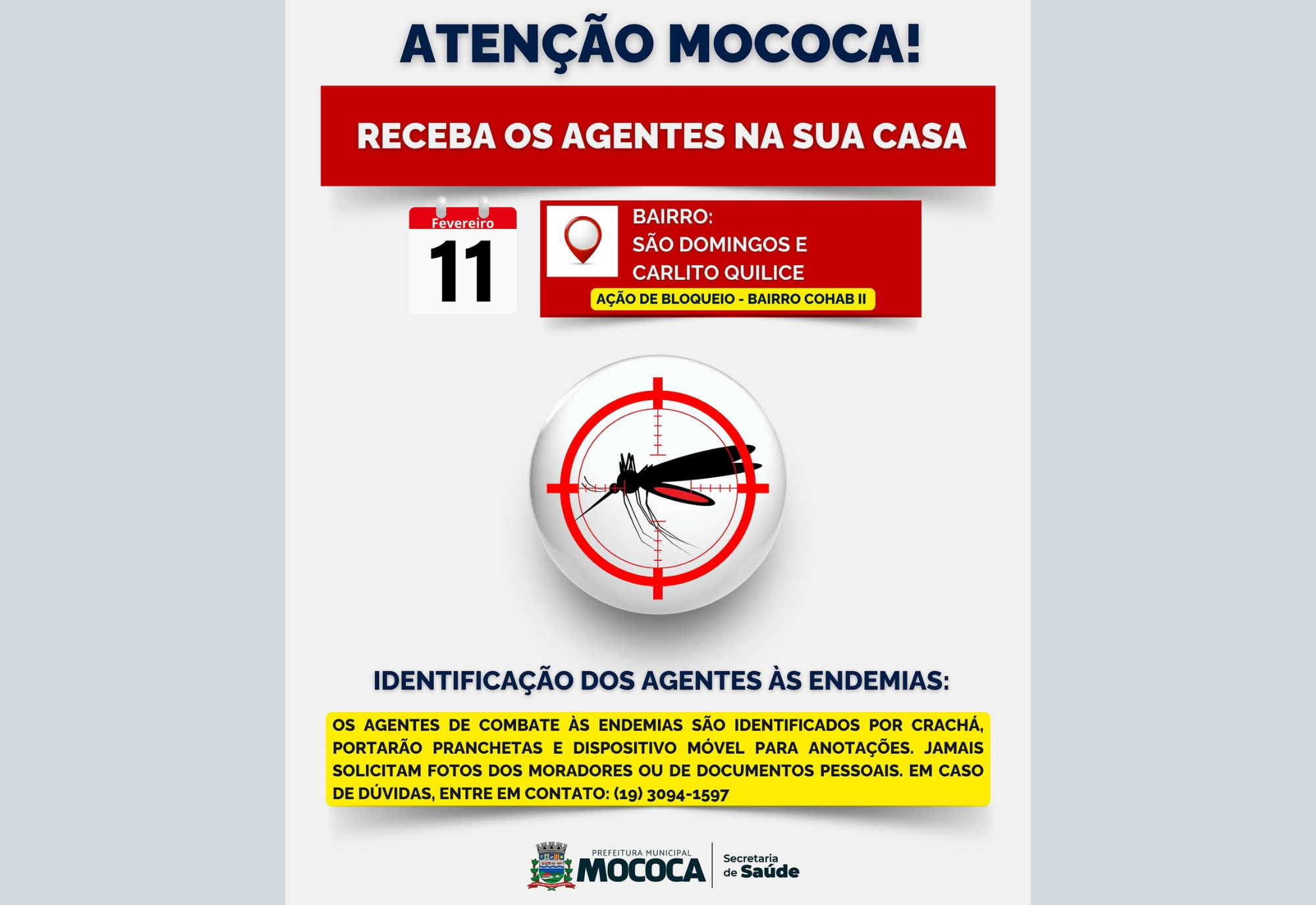 ATENÇÃO POPULAÇÃO