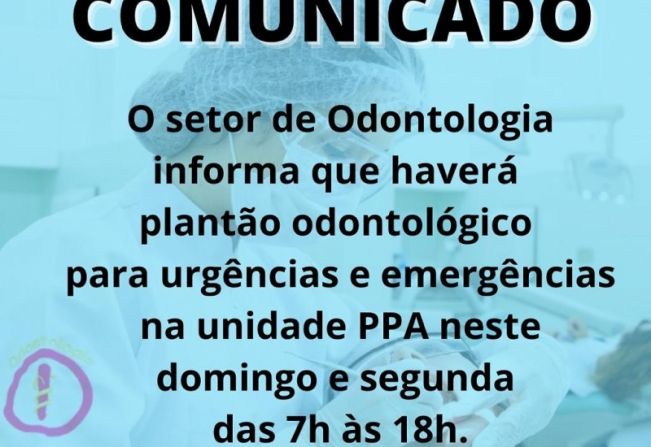   O Departamento de Saúde informa: