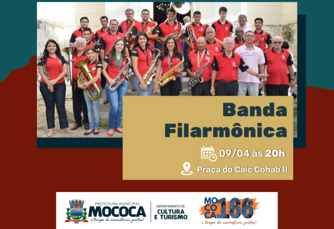 BANDA FILARMÔNICA NA PRAÇA DO CAIC