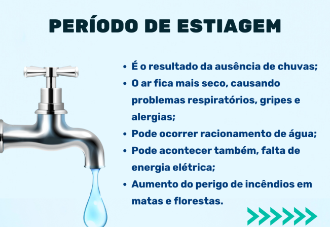 PREFEITURA ORIENTA QUANTO AO CONSUMO DE ÁGUA EM ÉPOCA DE ESTIAGEM  