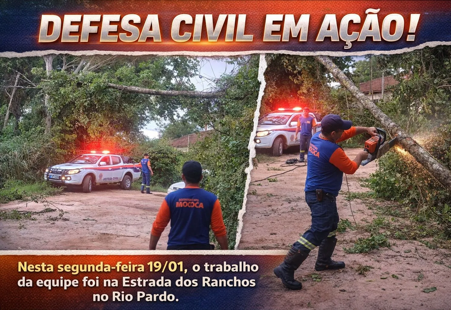 DEFESA CIVIL EM AÇÃO