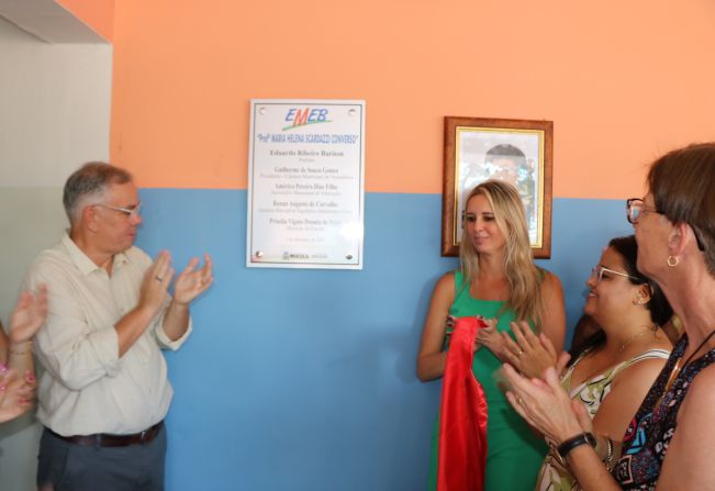 INAUGURAÇÃO DA REVITALIZAÇÃO DA EMEB MARIA HELENA SCARDAZZI CONVERSO NA FAZENDA ASPASE: UM MARCO NA EDUCAÇÃO MOCOQUENSE