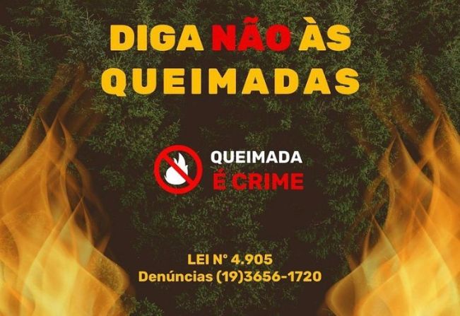 PREFEITURA ALERTA SOBRE A CHEGADA DO PERÍODO DE SECA E PREVINE CONTRA QUEIMADAS