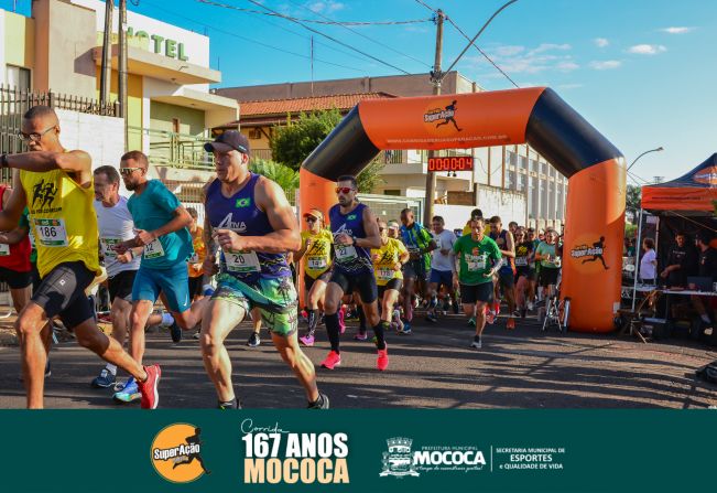 Corrida pedestre em comemoração aos 167 anos de Mococa é um sucesso