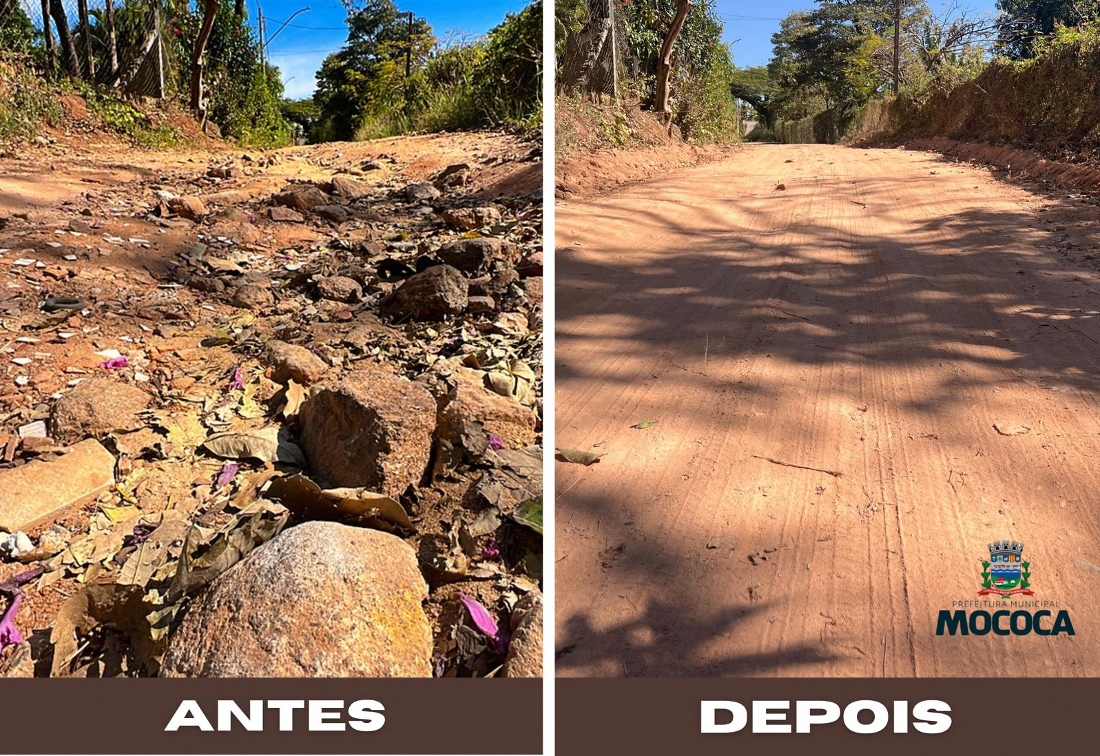 ANTES E DEPOIS! 