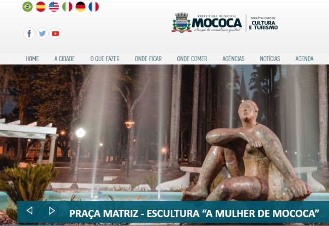 PREFEITURA LANÇA SITE DE TURISMO DE MOCOCA - VENHA CONHECER!