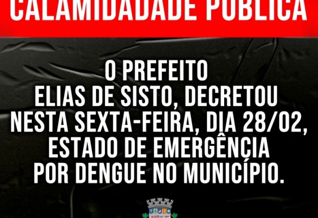CALAMIDADE PÚBLICA
