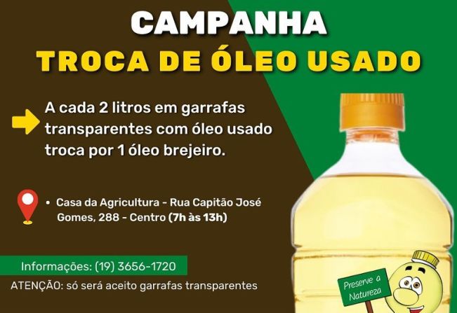 CAMPANHA DE TROCA DE ÓLEO