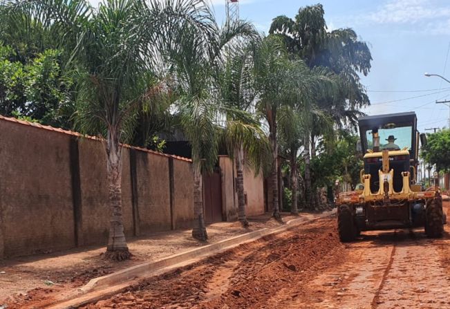 AVANÇOS NAS OBRAS DO BAIRRO PÔR DO SOL II