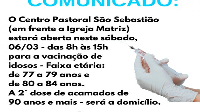 ATENÇÃO IDOSOS >>