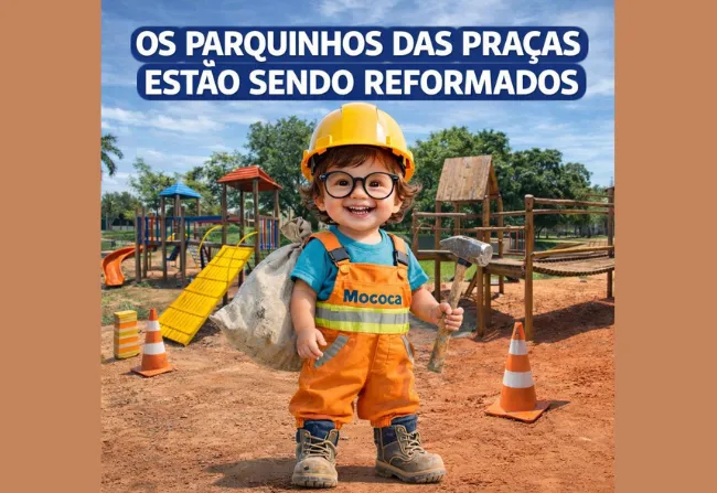  PLAYGROUNDS DA CIDADE EM MANUTENÇÃO E REFORMA