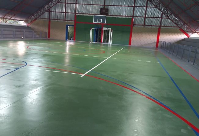MAIS UM PRÉDIO PÚBLICO – PREFEITURA REFORMA POLIESPORTIVO DE SÃO BENEDITO