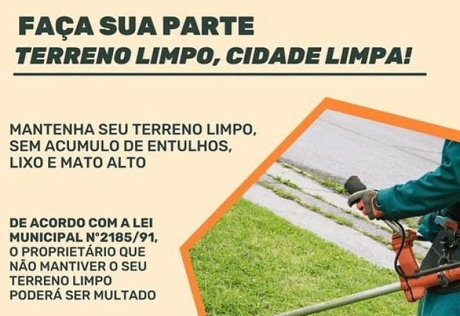 ATENÇÃO PROPRIETÁRIOS DE TERRENOS NO CARLITO QUÍLICE