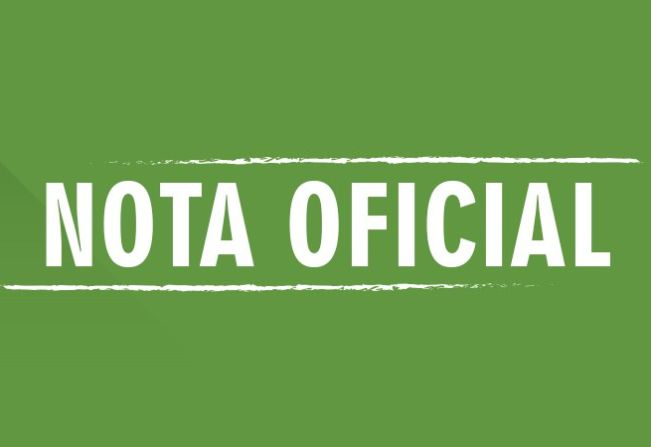 NOTA OFICIAL
