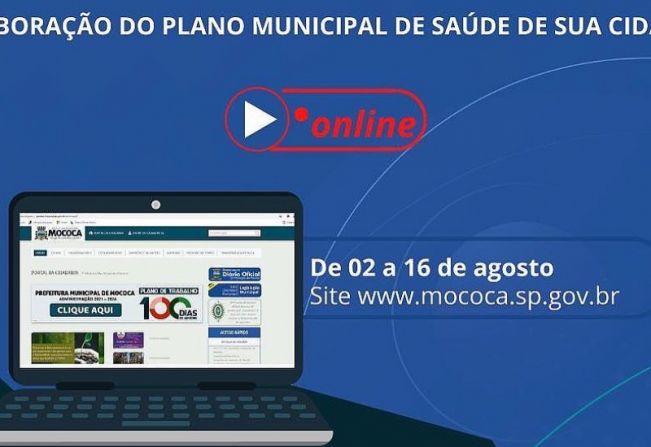 PARTICIPE DA ELABORAÇÃO DO PLANO MUNICIPAL DE SAÚDE DA SUA CIDADE!
