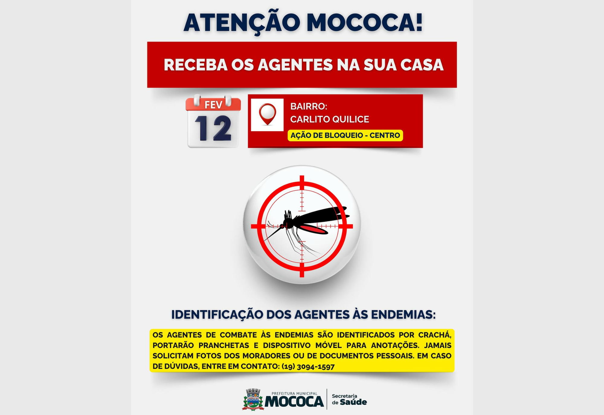 ATENÇÃO POPULAÇÃO
