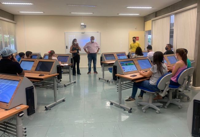  VISITA AO SESI PARA ACOMPANHAR PROJETO DE ROBÓTICA