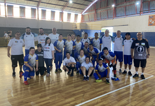 SELEÇÃO BRASILEIRA DE FUTSAL DOWN DEU SHOW EM MOCOCA NESSE FINAL DE SEMANA