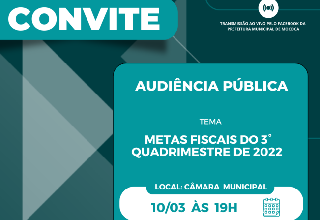 AUDIÊNCIA PÚBLICA